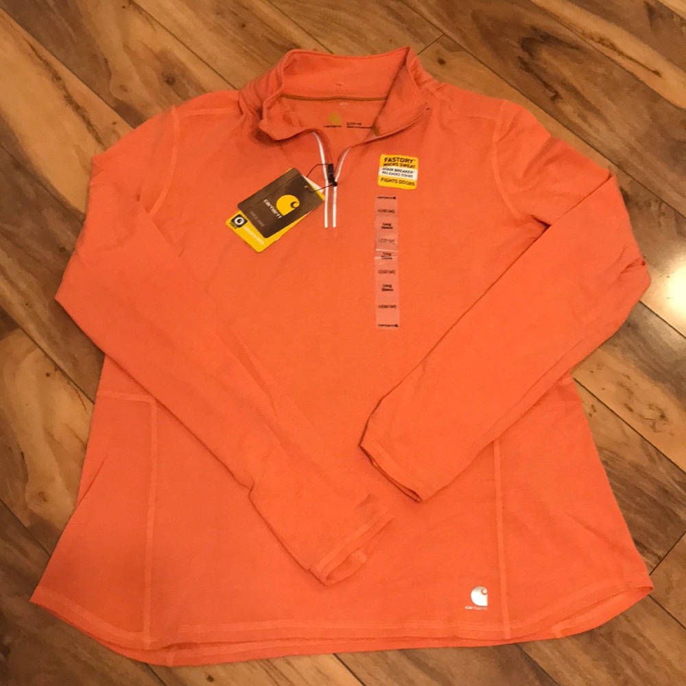 NWT Carhartt Fast Dry Quarter Zip pull over